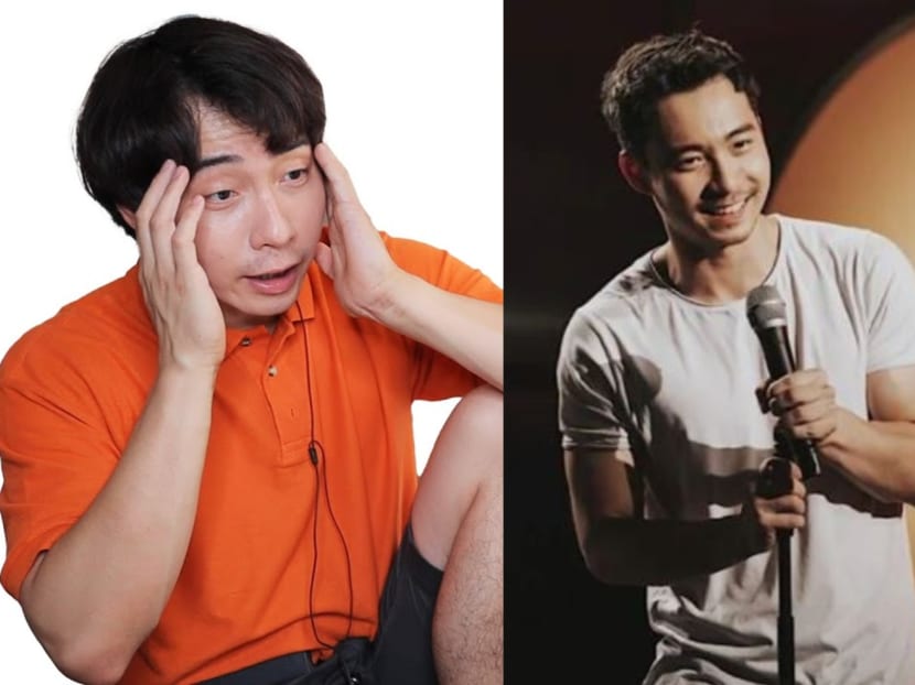 Uncle Roger (left), a sketch created by Malaysian stand-up comedian Nigel Ng.