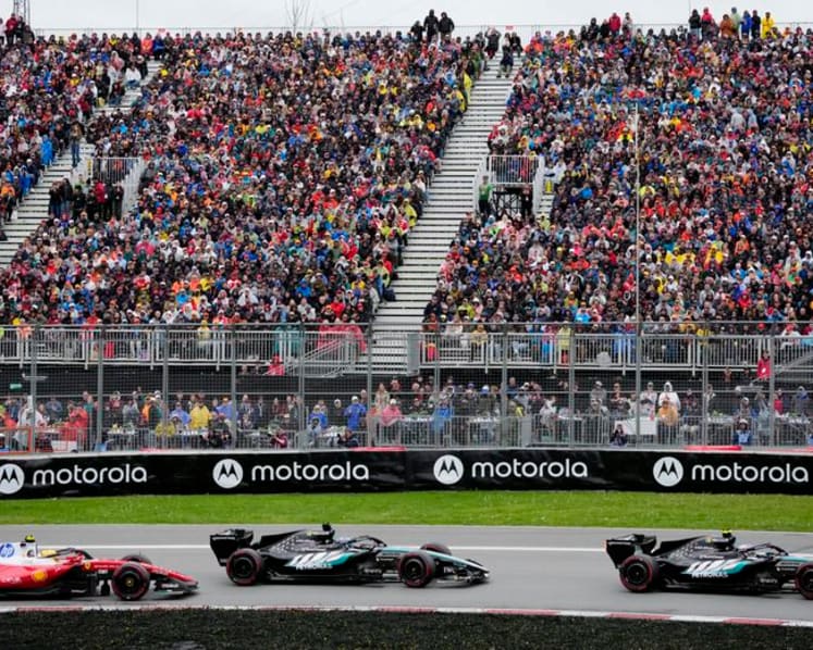 Antonelli takes fourth win in a row after Russell retires in Canada