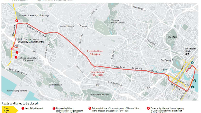 Final journey across S’pore for S R Nathan during funeral procession