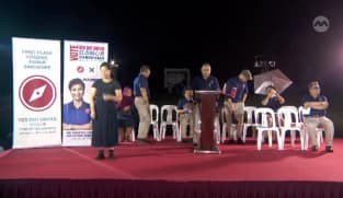 GE2025: RDU rally for Jurong East-Bukit Batok GRC at the field at Boon Lay Way