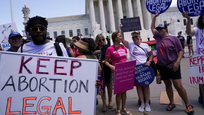 Harris, Democrats aim at Trump on abortion ruling anniversary Harris, Democrats aim at Trump on abortion ruling anniversary