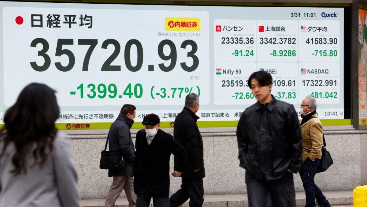 Japan’s Nikkei leads hefty equity market losses; gold hits record Japan’s Nikkei leads hefty equity market losses; gold hits record