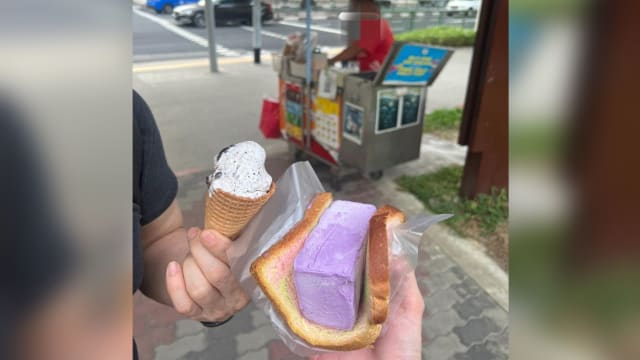 街边冰淇淋摊贩两冰淇淋售价8元 网民傻眼