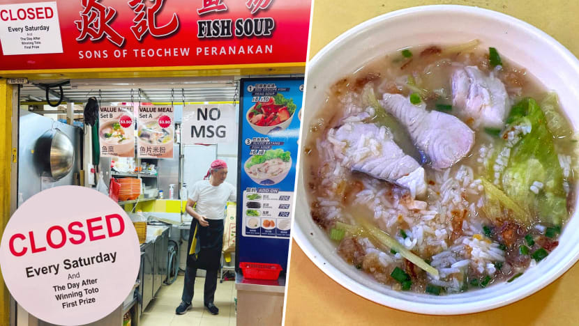 Cheeky Toto-Loving Hawker Offers Free Fish Porridge To Diner Who Ran Out Of Cash Cheeky Toto-Loving Hawker Offers Free Fish Porridge To Diner Who Ran Out Of Cash