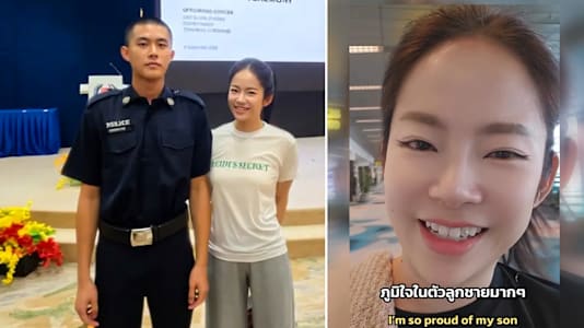 Youthful spore mum ns son