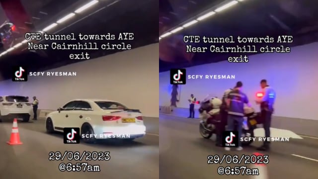 CTE隧道内发生车祸 一名行人死亡
