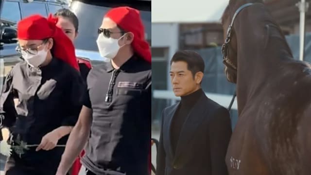 刚陪方媛奔丧，郭富城接获爱驹离世噩耗
