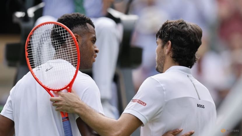 Perricard exits Wimbledon but makes mark with fastest serve