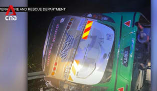 15 killed after bus carrying 42 students collided with minivan in Malaysia