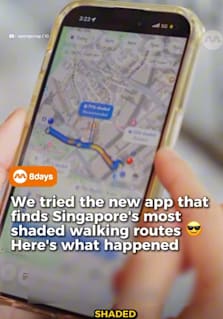 Singapore’s heat can make even short walks feel unbearable. That’s why we tried Undercover, a new app developed by “hack for public good”, designed to find the most efficient shaded and sheltered routes. Here’s what happened when we tested it on a walk to Great World City—and the golden shortcut it potentially overlooked ✨ #8dayssg #8dayssgtrending #googlemaps #walking #sgtiktok