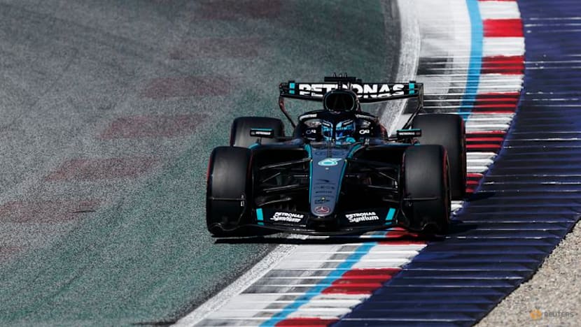 Russell takes pole for Austrian GP as Verstappen crashes