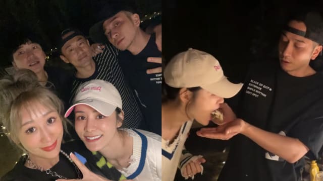 吴卓羲与林峰夫妇一同野餐　向张馨月喂食引争议
