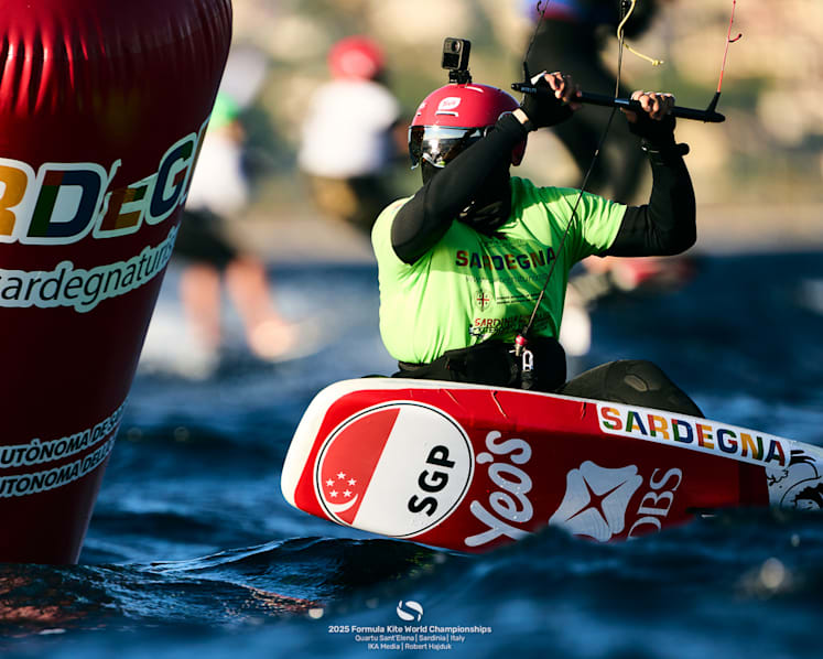 Singapore kitefoiler Max Maeder clinches silver at World Championships