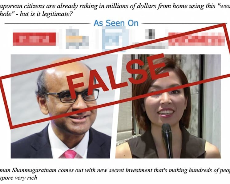 Fraudulent website using fake comments from SM Tharman to solicit Bitcoin investments: MAS