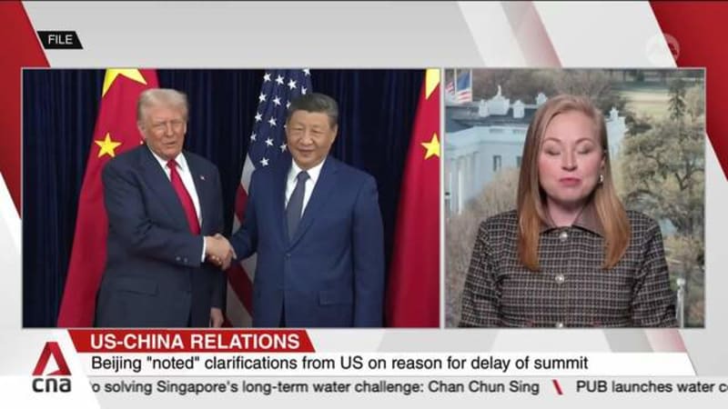 Trump says he has requested to delay trip to Beijing by "a month or so"