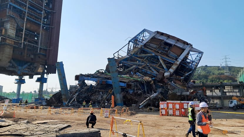Seven trapped after South Korea power plant structure collapse
