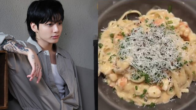 BTS柾国直播上菜，自创“海胆酱油虾意大利面”让640万粉丝口水直流！