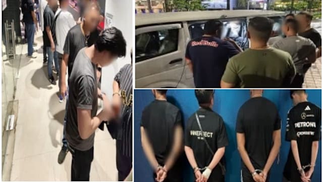 警方全岛展开行动 13人因涉及黑社会活动被捕