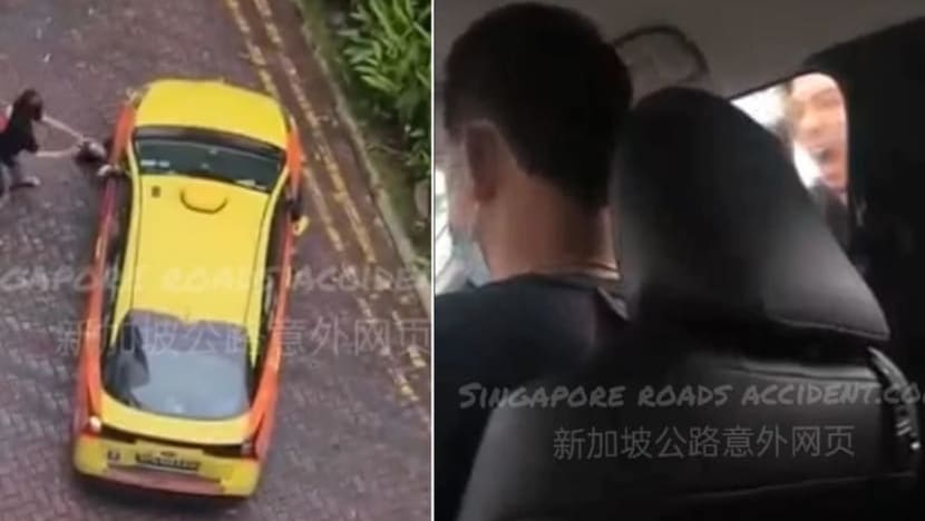 Food delivery rider gets 6 weeks' jail, fine for smashing taxi ferrying passengers including toddler