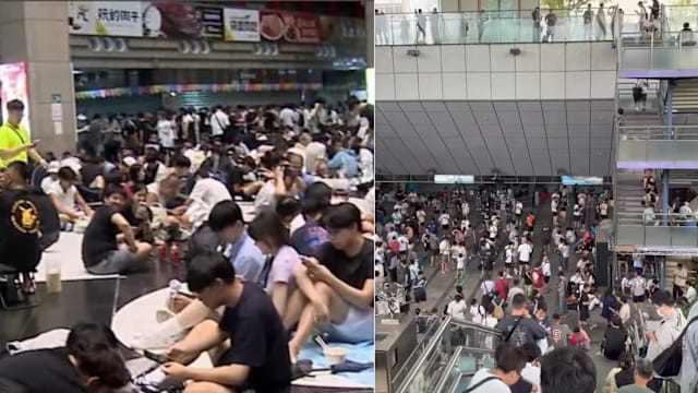 台风天无阻“抓宝” 台北高雄车站挤满宝可梦玩家