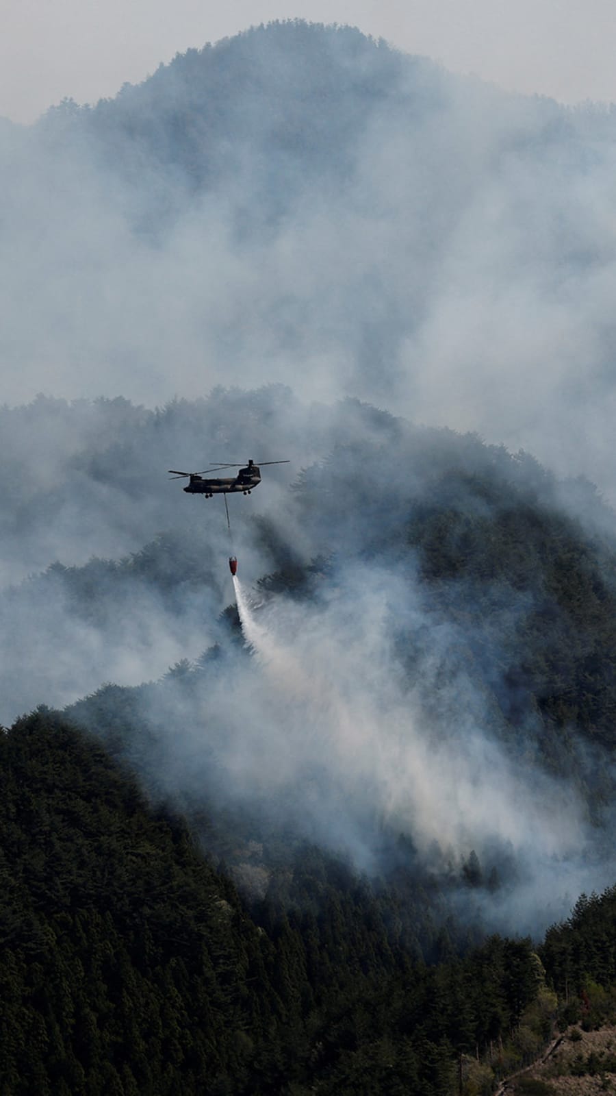 Japan deploys 1,400 firefighters to battle raging wildfires in the north