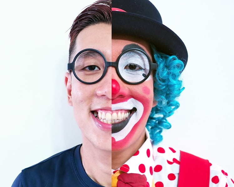 Clowning in Singapore not just for laughs
