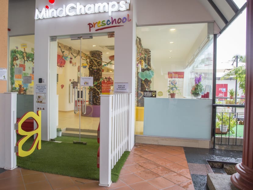 The enterance to a MindChamps pre-school. Photo: Mindchamps