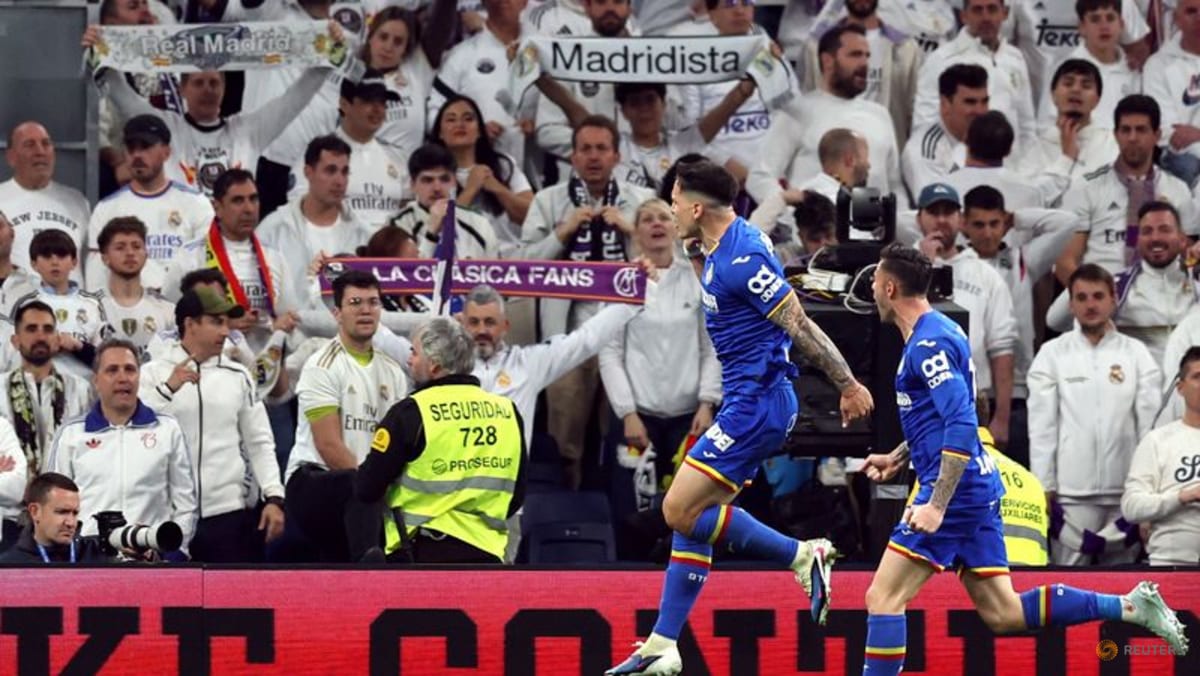 Satriano volley stuns Real Madrid as Getafe shake up LaLiga title race