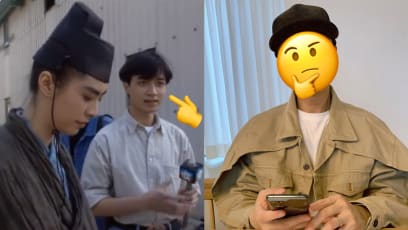 The Young Reporter In This Old Behind-The-Scenes Clip With Joey Wong Went On To Become A Superstar Himself