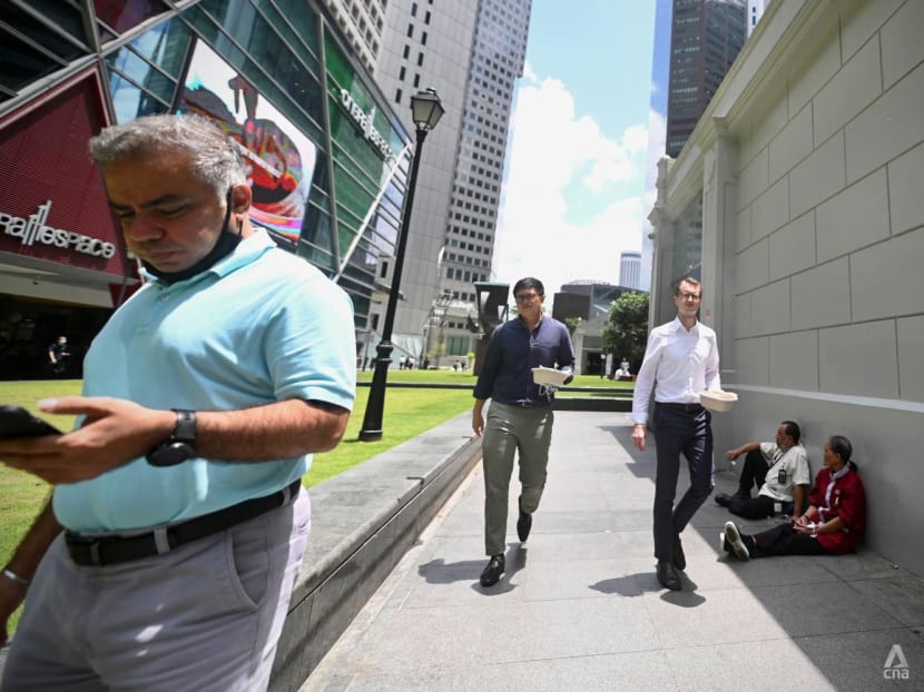 Some workers say they will not take masks off in office despite easing of COVID-19 measures Some workers say they will not take masks off in office despite easing of COVID-19 measures