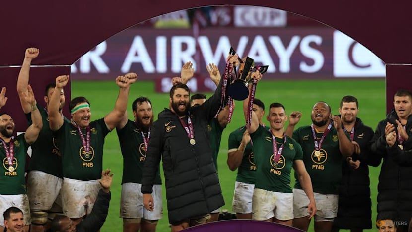 Springboks centre Esterhuizen embraces hybrid role among the forwards