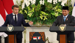 Macron berkunjung, Prabowo: Indonesia siap jalin hubungan diplomatik dengan Israel jika Palestina merdeka