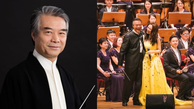 期待新加坡打造鼓乐节　指挥家阎惠昌乐与阎奕格父女同台