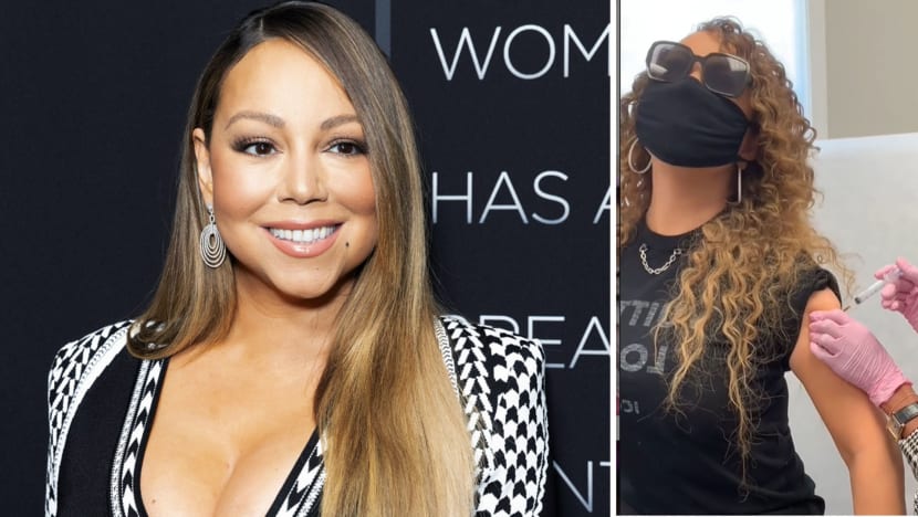 Mariah Carey Hits High Note While Receiving Her COVID-19 Vaccine Mariah Carey Hits High Note While Receiving Her COVID-19 Vaccine