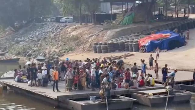 缅甸难民获准在泰国工作一年