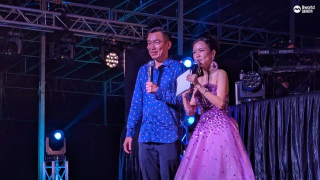 蔡瑞隆“开金口” 善心老板当场捐2000元
