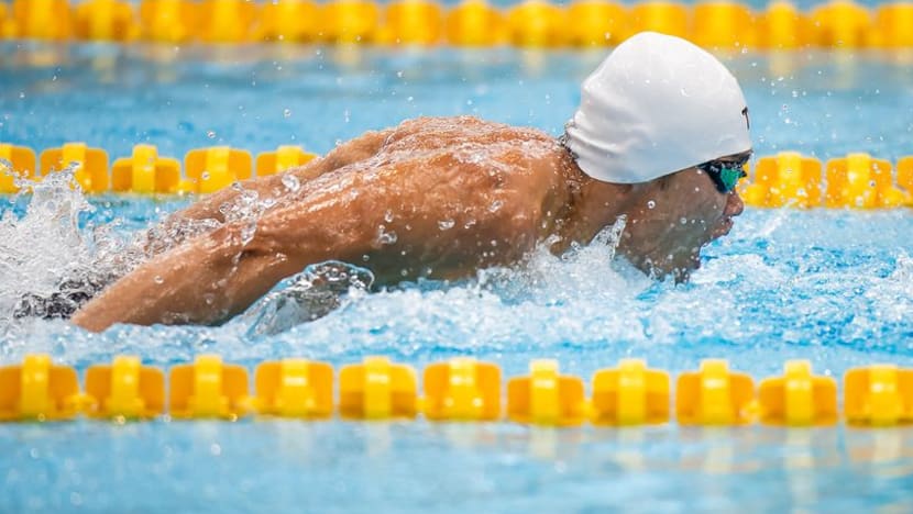 Teong Tzen Wei mara ke peringkat akhir renang 50m gaya kupu-kupu Teong Tzen Wei mara ke peringkat akhir renang 50m gaya kupu-kupu