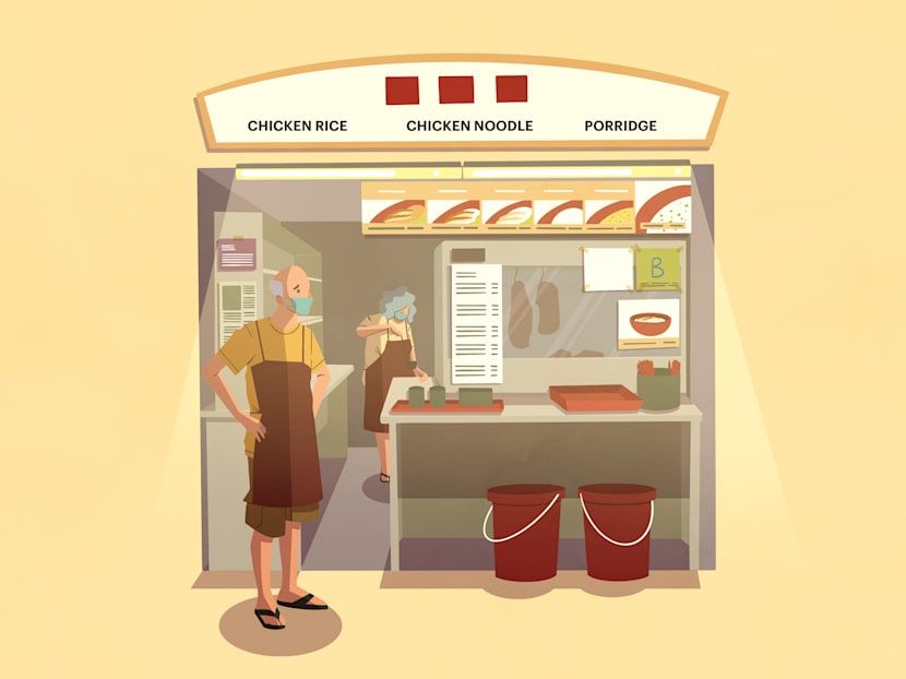 The Big Read in short: Older hawkers struggle to press on