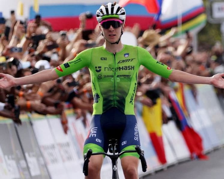 Pogacar wins third Flanders crown but faces fine for running red light