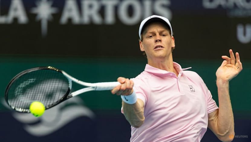 Sinner beats Lehecka in rain-hit Miami final to capture 'Sunshine Double'