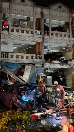 Suspected gas explosion kills 2 in Taiwan