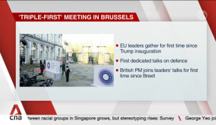 Trump says will 'definitely' impose tariffs on EU as bloc gathers for 'triple first' meeting