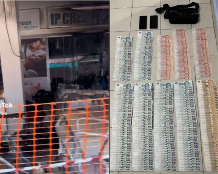 Man, 32, arrested after allegedly breaking into Toa Payoh moneylender shop, setting off fire and stealing S$60,535