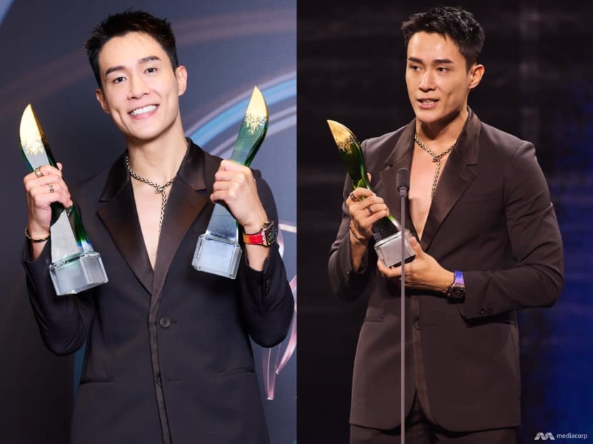 Actor Tyler Ten will treat himself to Shin Ramyun instant noodles after winning big at Star Awards 2025