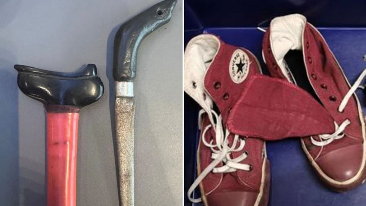 Man to be charged after allegedly concealing knife in sock at Changi Airport