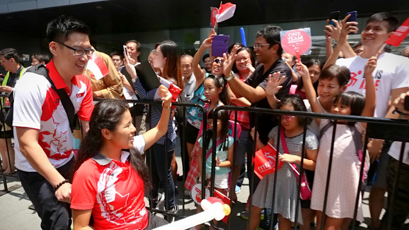 Singapore's Paralympians feted with celebratory parade