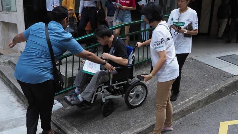 Students producing map to help people with disabilities navigate CBD