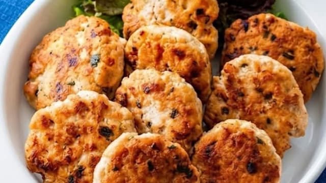 食谱：肉碎豆腐饼