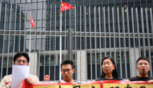 One of Hong Kong's last opposition parties says it will disband
