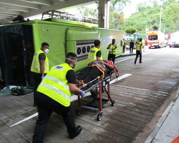 Bukit Batok bus interchange accident: 65-year-old bus driver arrested